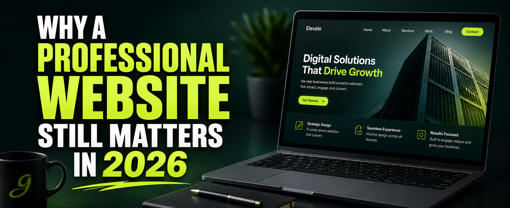 Bebrandg article on professional business websites in 2026