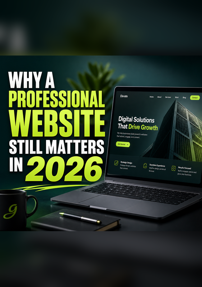 Bebrandg article on professional websites in 2026