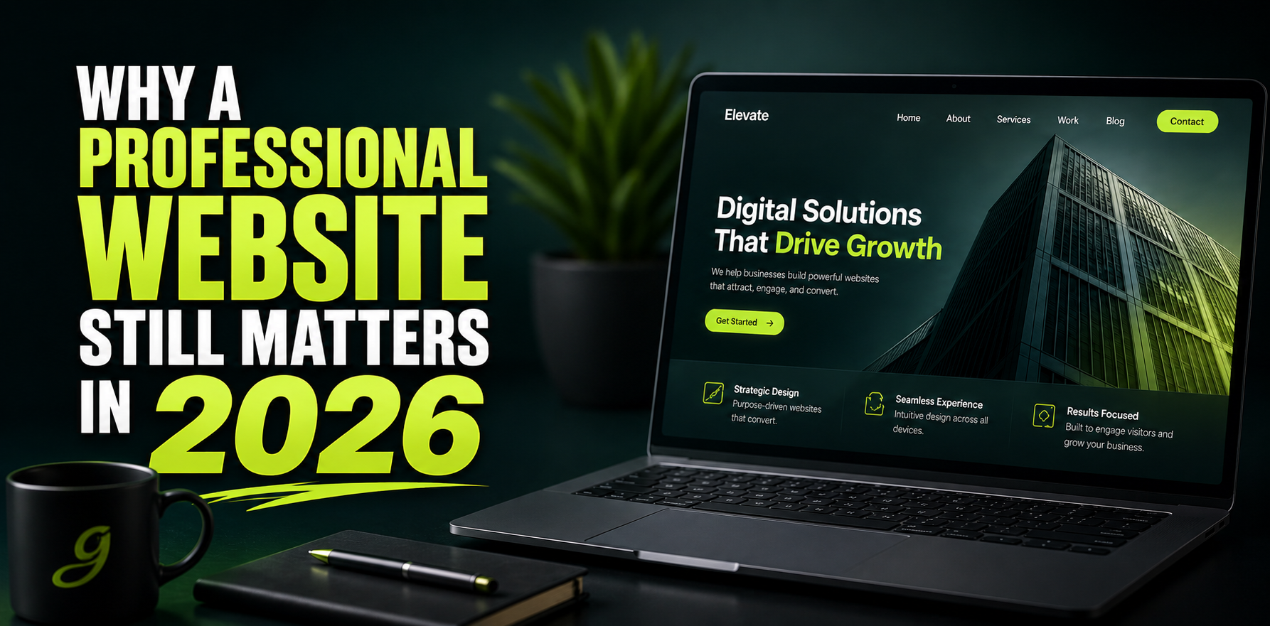 Bebrandg blog article on professional business websites