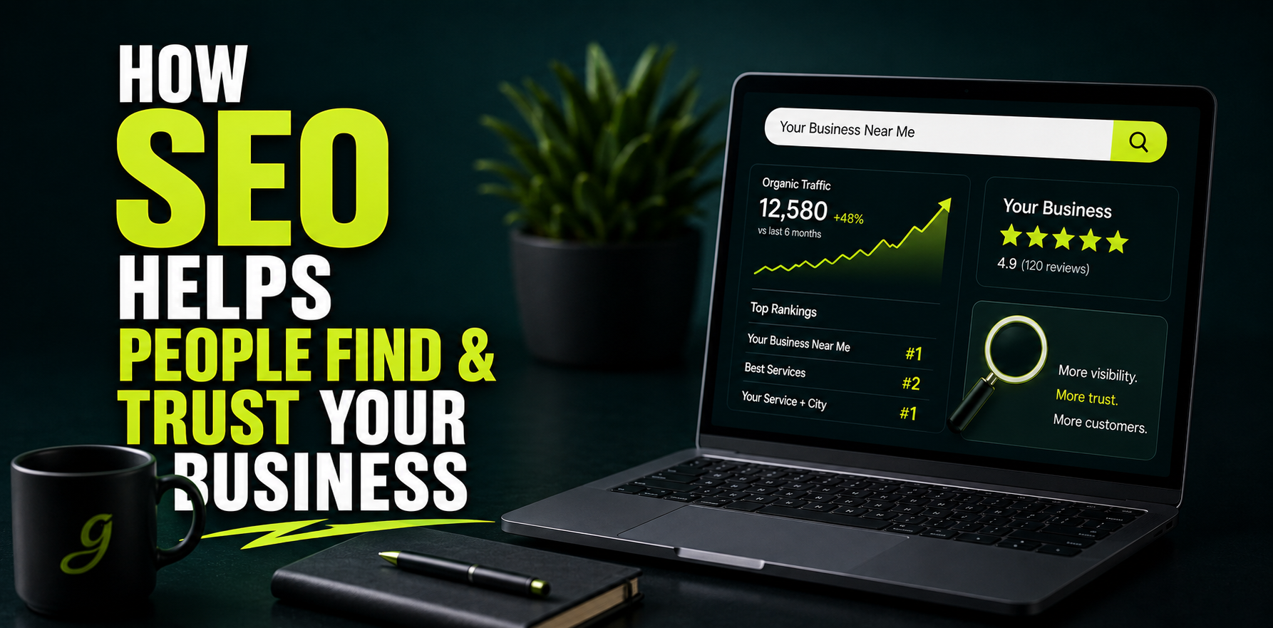 Bebrandg blog article on SEO and business trust