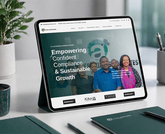 Alpha Associates website project by Bebrandg