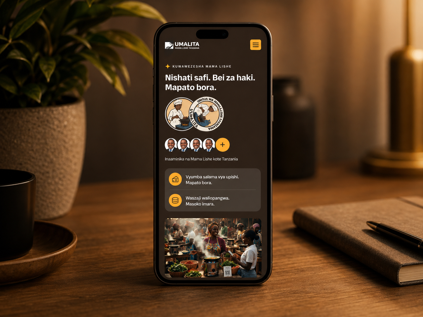 Bebrandg project UMALITA responsive website preview