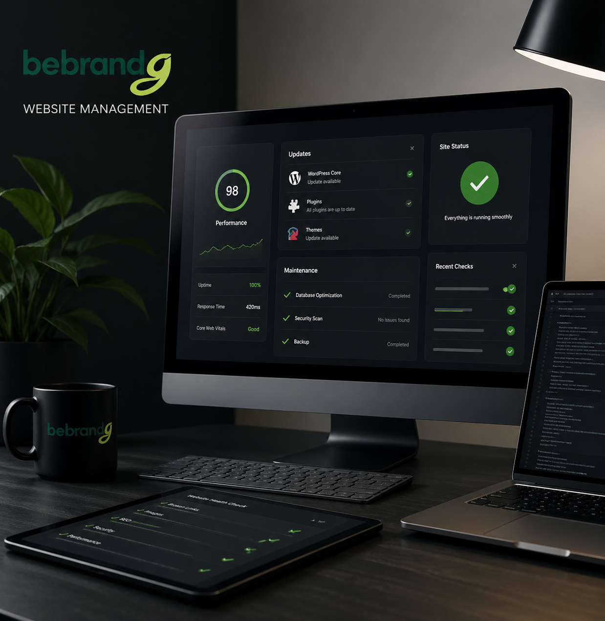Website content updates and page changes